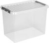 Sunware Aufbewahrungsbox für Regalsystem Q-Line 72 l mit Deckel Kunststoffbox Bild 4
