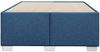 vidaXL Bettgestell ohne Matratze Blau 120x190 cm Stoff 3284463 Bild 4