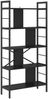 vidaXL Bücherregal Schwarz Eichen-Optik 75 x 30 x 156 cm Holzwerkstoff 883958 Bild 2