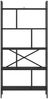 vidaXL Bücherregal Schwarz Eichen-Optik 75 x 30 x 156 cm Holzwerkstoff 883958 Bild 5