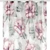 Arsvita Gardine (Flower) Voile mit Kräuselband 140x245cm Universalbandvorhang für zu Hause, transparente und moderne Fensterdekoration Bild 2