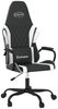 vidaXL Gaming-Stuhl mit Massagefunktion Schwarz und Weiß Kunstleder 345538 Bild 2