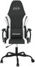 vidaXL Gaming-Stuhl mit Massagefunktion Schwarz und Weiß Kunstleder 345538 Bild 3
