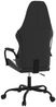 vidaXL Gaming-Stuhl mit Massagefunktion Schwarz und Weiß Kunstleder 345538 Bild 5