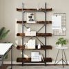 vidaXL Bücherregal 5 Böden Räuchereiche 100x33x180,5 cm Holzwerkstoff 837699 Bild 3