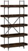 vidaXL Bücherregal 5 Böden Räuchereiche 100x33x180,5 cm Holzwerkstoff 837699 Bild 2