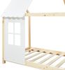 Halboffenes Kinderbett Tostedt mit Matratze 90x200 cm Holz/Weiß [en. casa] Bild 5