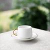 Mokkatassen-Set 100ml aus Porzellan – für stilvollen Kaffeegenuss zu Hause Gold Bild 3
