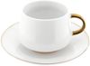 Mokkatassen-Set 100ml aus Porzellan – für stilvollen Kaffeegenuss zu Hause Gold Bild 2