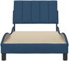 vidaXL Bettgestell ohne Matratze "Hanko" Blau 80x200 cm Stoff 3310355 Bild 5