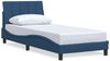 vidaXL Bettgestell ohne Matratze "Hanko" Blau 80x200 cm Stoff 3310355 Bild 2