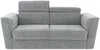 Vente-unique - RIZORA Sofa Stoff Grau - B 223 cm96 cm x H 93 cm x L 210 cm Bild 3