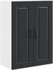vidaXL Wandschrank PORTO Schwarz 60 x 31 x 80 cm Holzwerkstoff 885396 Bild 2