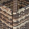 Polyrattan Balkontisch Rattan Tisch Beistelltisch Gartentisch 57 cm Beige-Braun Bild 4