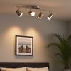 LED Spotleiste, beweglich, Chrom, klar, 4 flammig, L 58cm Bild 3