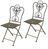 HTI-Living Klappstuhl Romantische Metallstühle 2er Set (Set, 2 St), Gartenstuhl Klappstuhl Bild 2