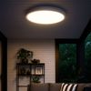 LED Deckenleuchte, Weiß, IP44, D 29,5 cm Bild 4