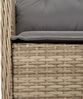 vidaXL 5-tlg. Garten-Essgruppe mit Kissen Beige Poly Rattan 3211977 Bild 5