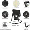 NOCTIS LUX 2 SMD 230V 20W IP44 WW black with sensor Bild 3