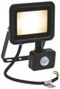 NOCTIS LUX 2 SMD 230V 20W IP44 WW black with sensor Bild 2