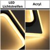 ZMH LED Deckenlampe Schlafzimmer Modern Deckenleuchte - Warmweiß Flurlampe Schwarz Schlafzimmerlampe 16W Acryl Wohnzimmerlampe Klein Design Küchenlampe für Flur Wohnzimmer Kinderzimmer Küche Bild 5
