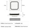ZMH LED Deckenlampe Schlafzimmer Modern Deckenleuchte - Warmweiß Flurlampe Schwarz Schlafzimmerlampe 16W Acryl Wohnzimmerlampe Klein Design Küchenlampe für Flur Wohnzimmer Kinderzimmer Küche Bild 4