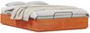 vidaXL Ottoman Bettgestell Wachsbraun 135 x 190 cm 3418743 Bild 2