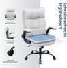 Ergonomischer Bürostuhl mit Wippfunktion und Armlehne, Grau 150 kg Bild 5