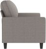 vidaXL 2-Sitzer-Sofa Taupe 140 cm Stoff 359170 Bild 4