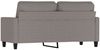 vidaXL 2-Sitzer-Sofa Taupe 140 cm Stoff 359170 Bild 5