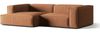 Micadoni Ecksofa Nuria 4-Sitzer Links Samt Honig Bild 2