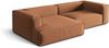 Micadoni Ecksofa Nuria 4-Sitzer Links Samt Honig Bild 3