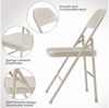 GarveeMore Klappstuhl mit Metallrahmen halten bis zu 350lbs,(4st)tragbare Klappstühle, für Esszimmer,Wohnzimmer,Büro,Camping Bild 3