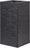 Blumentopf schwarz quadratisch 40 x 40 x 77 cm DION Bild 4