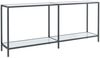 vidaXL Konsolentisch Weiß 180x35x75,5 cm Hartglas 331704 Bild 2
