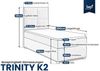 Best for Home Boxspringbett mit Bettkasten Trinity K2 Single Bonell-Matratze inkl. 7 cm Topper (Einzelbett, Hotelbett, Polsterbett gepolstertes Kopfteil, Jugendbett, Kinderbett versch. Größen, 70x200 80x200 90x200 100x200 cm), verschiedene Liefermöglic... Bild 2