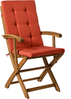 Set mit 2 Stühlen und Sitzkissen MAUI PREMIUM Akazienholz Rot Bild 4