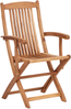 Set mit 2 Stühlen und Sitzkissen MAUI PREMIUM Akazienholz Rot Bild 5