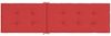 vidaXL Liegestuhl-Auflage Rot (75+105)x50x4 cm 314179 Bild 5