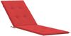 vidaXL Liegestuhl-Auflage Rot (75+105)x50x4 cm 314179 Bild 2