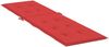 vidaXL Liegestuhl-Auflage Rot (75+105)x50x4 cm 314179 Bild 4