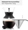 Bodum POUR OVER Kaffeebereiter Permanent Kaffeefilter 1.0 l Edelstahl Bild 3
