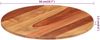 vidaXL Tischplatte Massivholz Akazie Rund 15-16 mm 50 cm 285968 Bild 3