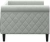vidaXL Tagesbett Hellgrau 80x200 cm Samt 354237 Bild 4