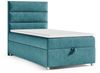 Best for Home Boxspringbett mit Bettkasten Trinity K-4 SINGLE Bonell-Matratze inkl. 7 cm Topper (Einzelbett, Polsterbett mit gepolstertes Kopfteil, Jugendbett, Kinderbett versch. Größen, 70x200 80x200 90x200 100x200 cm), verschiedene Liefermöglichkeite... Bild 5