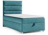 Best for Home Boxspringbett mit Bettkasten Trinity K-4 SINGLE Bonell-Matratze inkl. 7 cm Topper (Einzelbett, Polsterbett mit gepolstertes Kopfteil, Jugendbett, Kinderbett versch. Größen, 70x200 80x200 90x200 100x200 cm), verschiedene Liefermöglichkeite... Bild 4