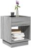 vidaXL Couchtisch mit Infinity-LED Grau Sonoma 40x40x50 cm 847649 Bild 5