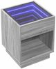 vidaXL Couchtisch mit Infinity-LED Grau Sonoma 40x40x50 cm 847649 Bild 3