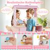 Eiswagen Kinder mit Eiscreme Spielzeug Kaufladen Holz mit Eismaschine Rosa Bild 4
