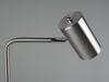 TRIO Leuchten LED Schreibtischlampe wechselbar, dimmfunktion, Kunststoff silber, Höhe 45cm Bild 5